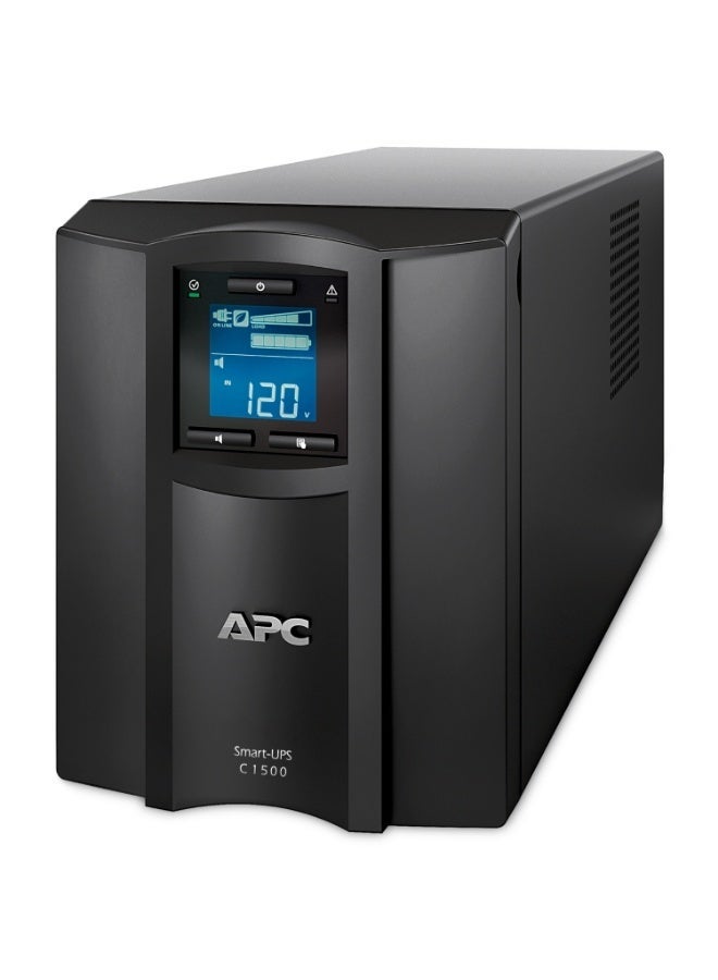 اي بي سي SMC1500IC | مزوّد طاقة غير منقطع (UPS) من APC طراز Smart-UPS C بقدرة 1500 فولت-أمبير، مزوّد بشاشة LCD، يعمل على 230 فولت، مع ميزة SmartConnect - Image 1